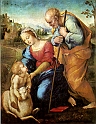 RAFFAELLO SANZIO (1483-1520) - sacra famiglia